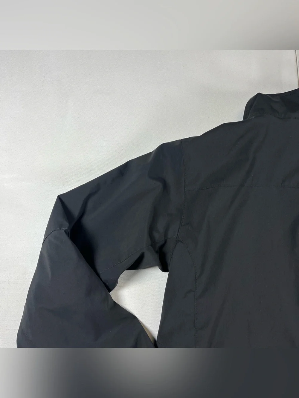 The North Face Jacket Boys 14/16 Black Softshell Fleece Lined Full Zip Polartec